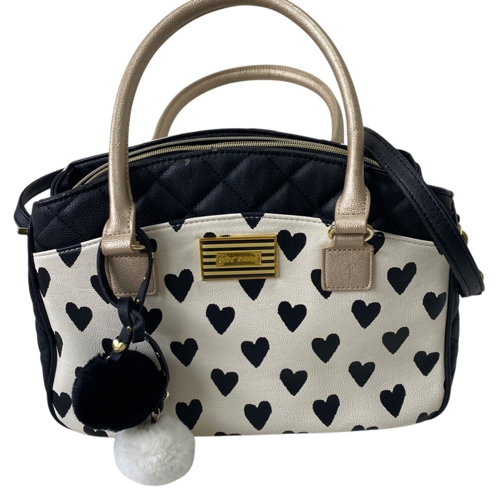 Betsey‎ Johnson Ikat Heart Large Satchel